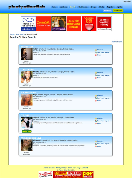 Lesbian dating online free